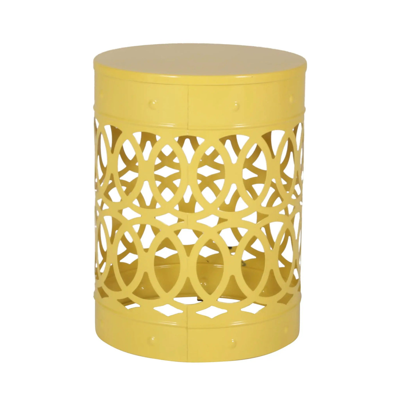 Outdoor Metal Side Table Set of 2 by HouseOfZazla