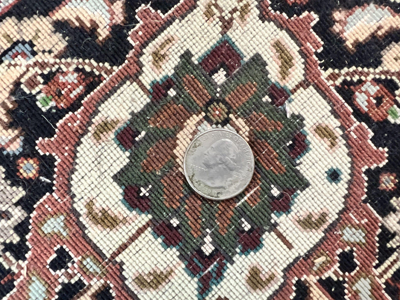 Exquisite Persian Tabriz Rug - 10x13, 400 KPSI, Herati Pattern by Jewel Rugs