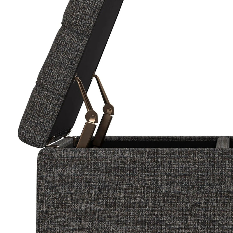 Harrison - Upholstered Coffee Table Storage Ottoman by Unique Piece Furniture