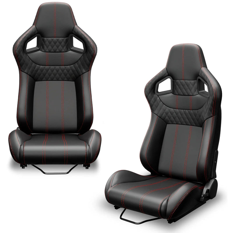 2PC Universal Bucket Racing Seats by HouseOfZazla