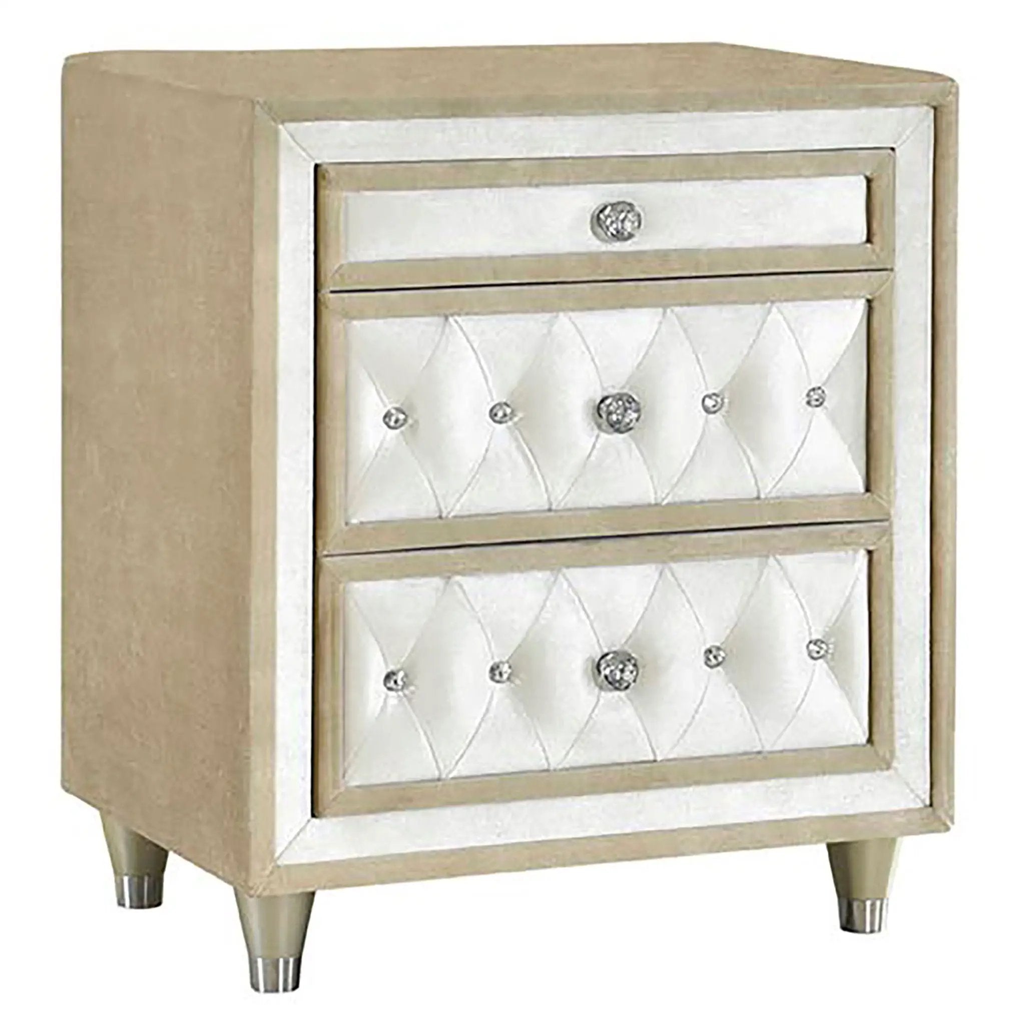 Antonella 4-piece Queen Bedroom Set Ivory by Unique Piece Furniture