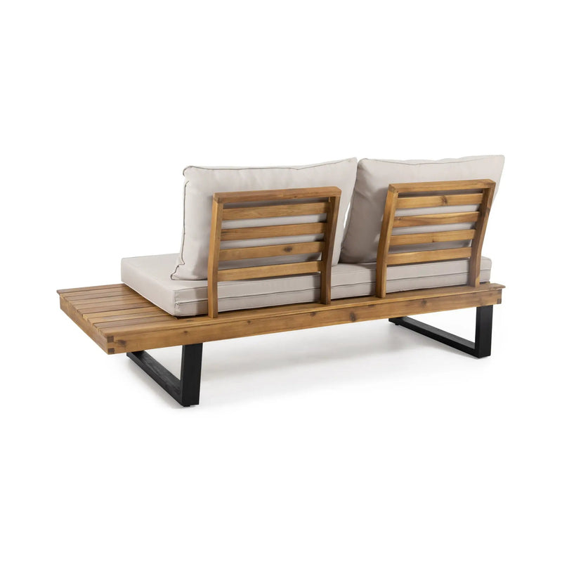 Sebastian Hand Crafted 4 Piece Sofa Set with Water Resistant Cushions by HouseOfZazla