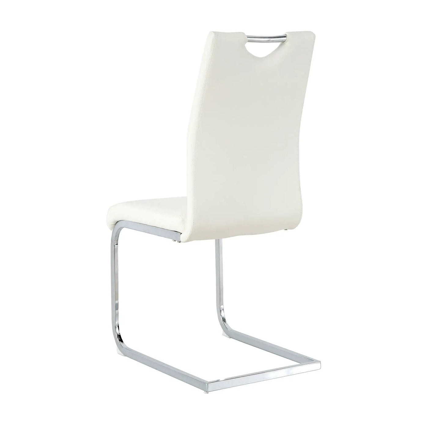 Modern Dining Chairs With Padded Seat And Metal Legs by HouseOfZazla