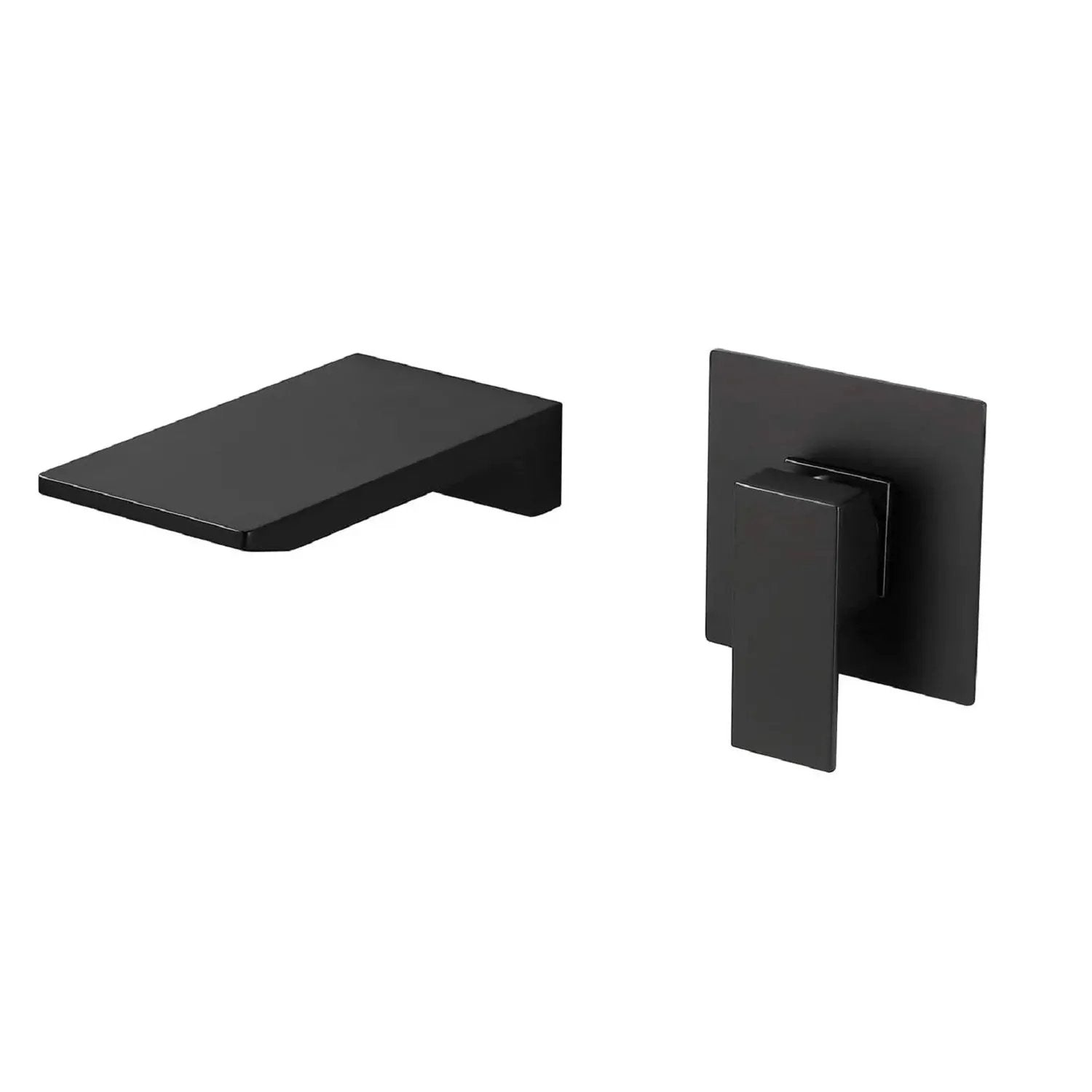Single Handle Wall Mount Waterfall Bathroom Sink Faucet by HouseOfZazla