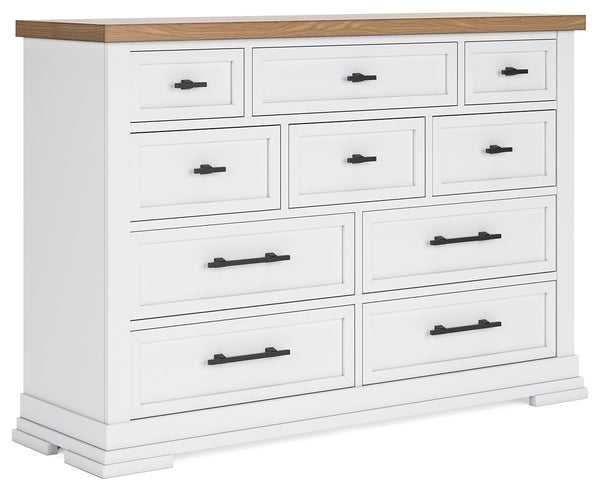 Ashbryn - Dresser - White / Natural