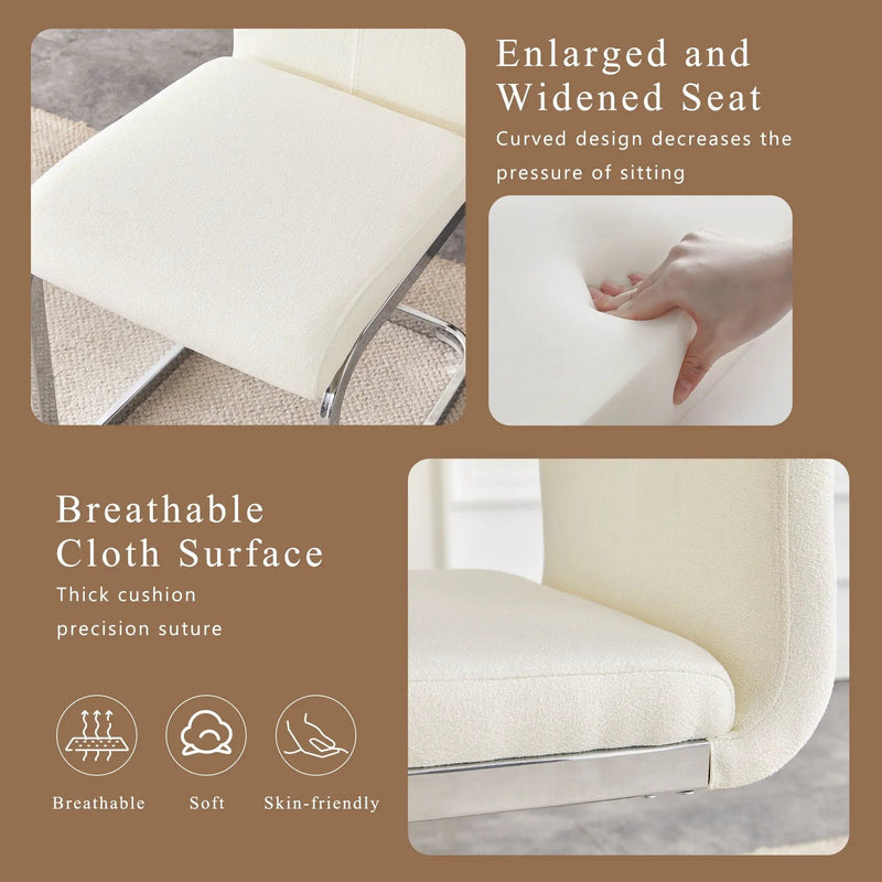 Dining Chairs With Ergonomic Backrest by Unique Piece Furniture