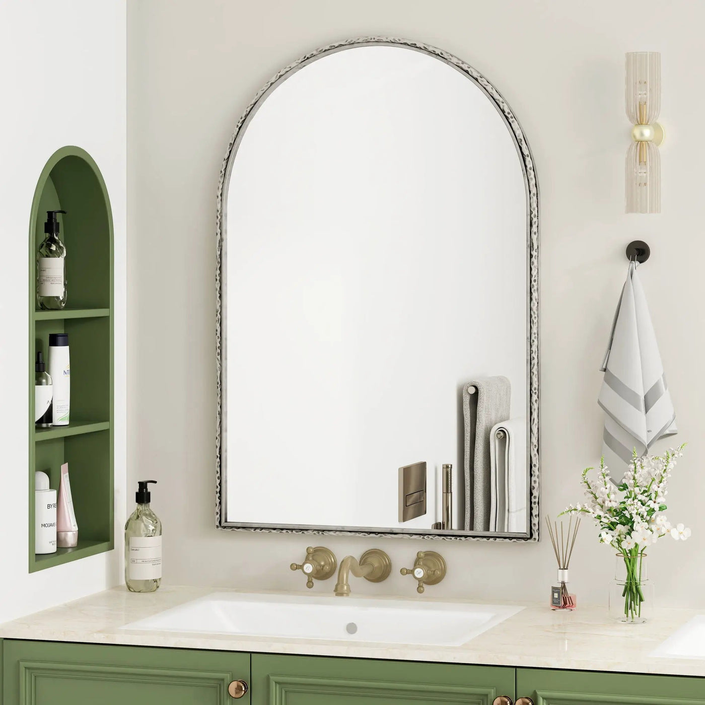 Arched Mirror With Shatterproof Glass by HouseOfZazla