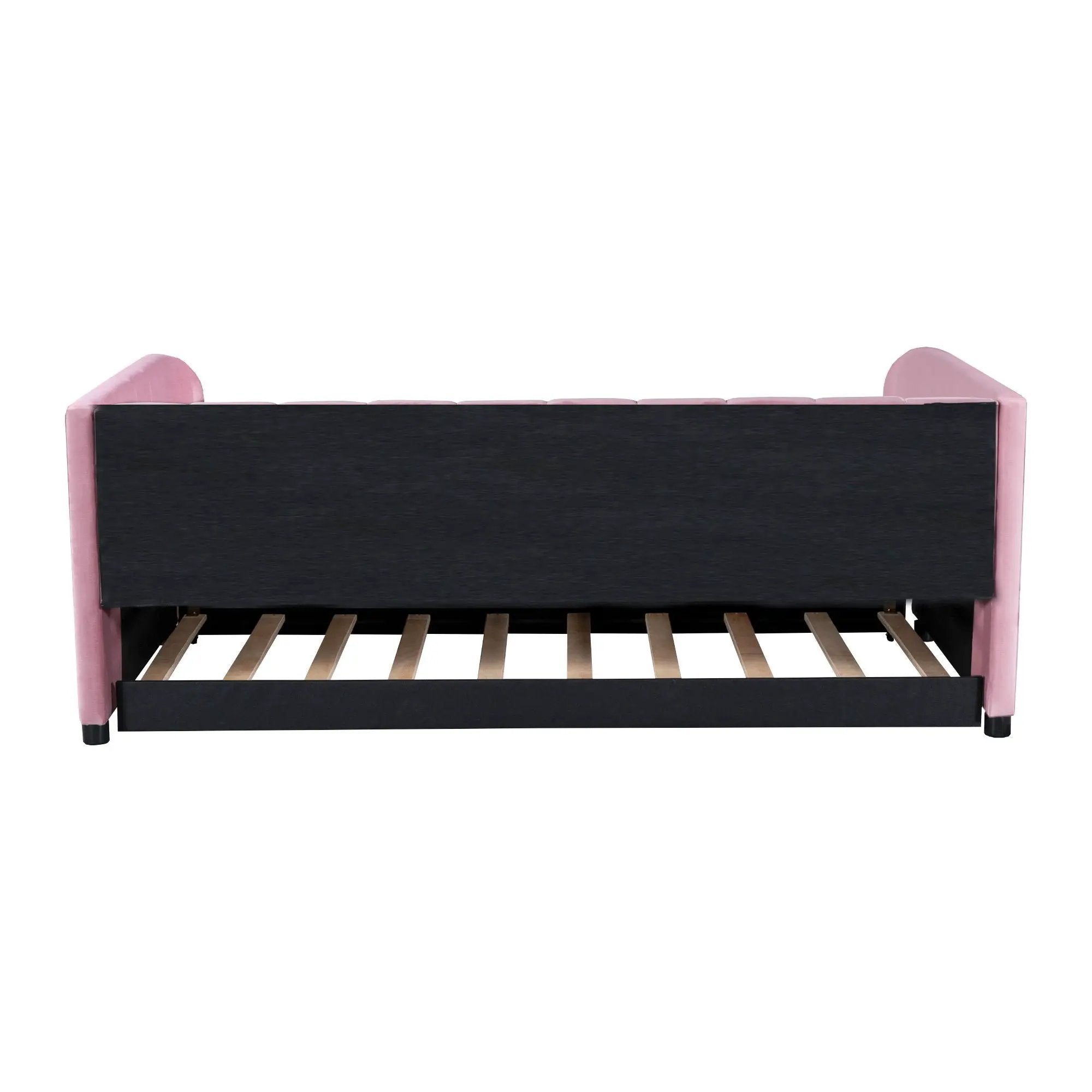 Upholstered Daybed With Ergonomic Design Backrest by HouseOfZazla