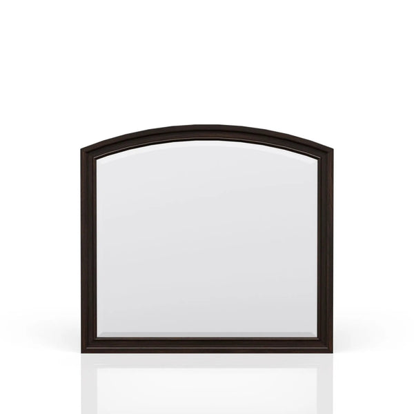 Elegant Design Mirror - Dark Cherry