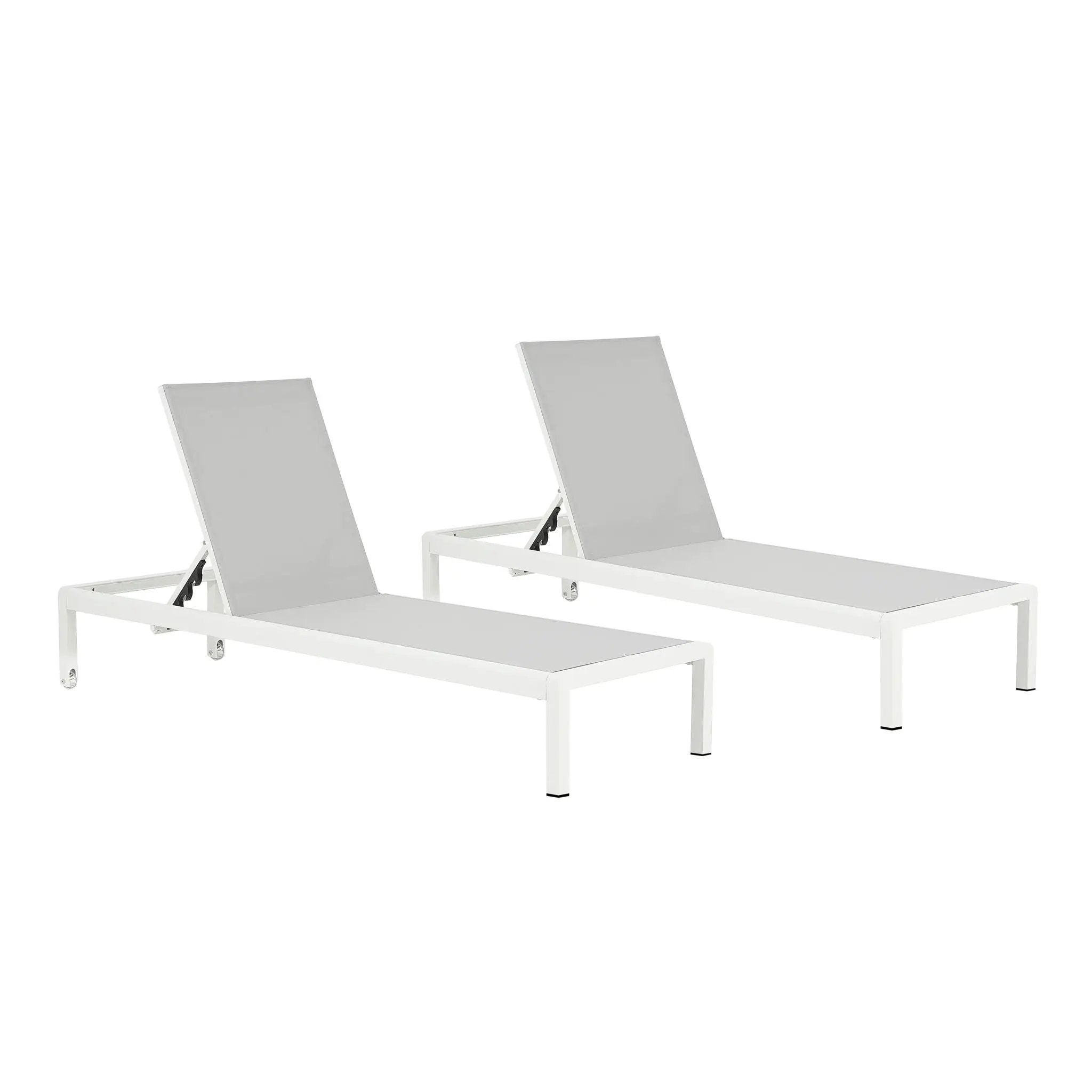 Outdoor Patio Chaise Lounge with 5 Reclining Positions by HouseOfZazla