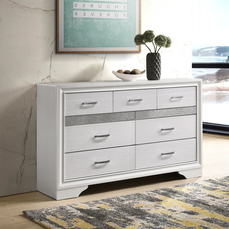 Miranda 9-drawer Dresser White by Unique Piece Furniture