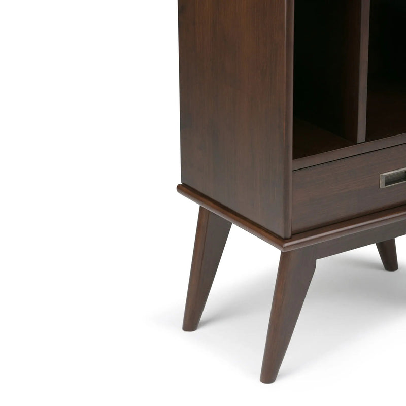 Draper - Mid Century Wide Bookcase And Storage Unit by HouseOfZazla