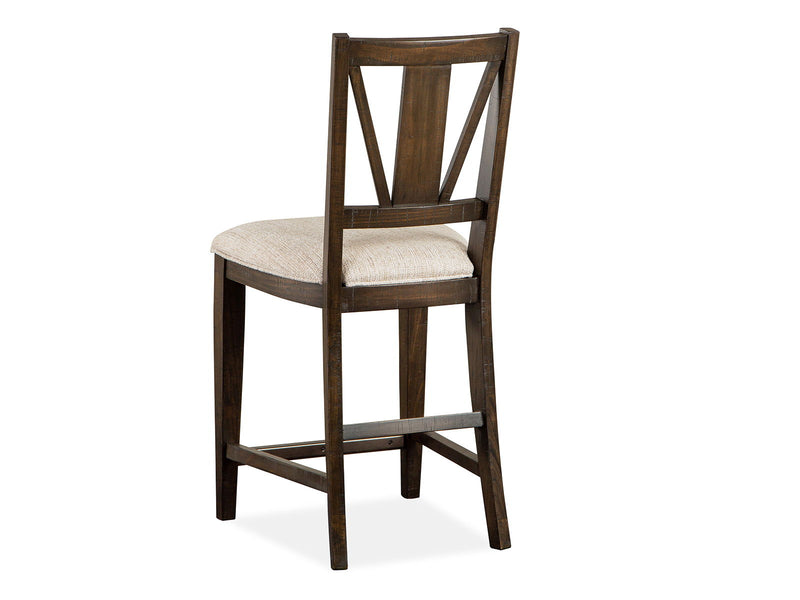 Westley Falls - Counter Chair With Upholstered Seat (Set of 2) - Graphite, photo 7 of 7