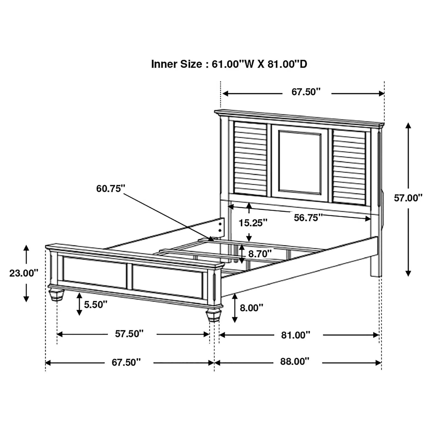 Durable Construction Panel Bed by HouseOfZazla