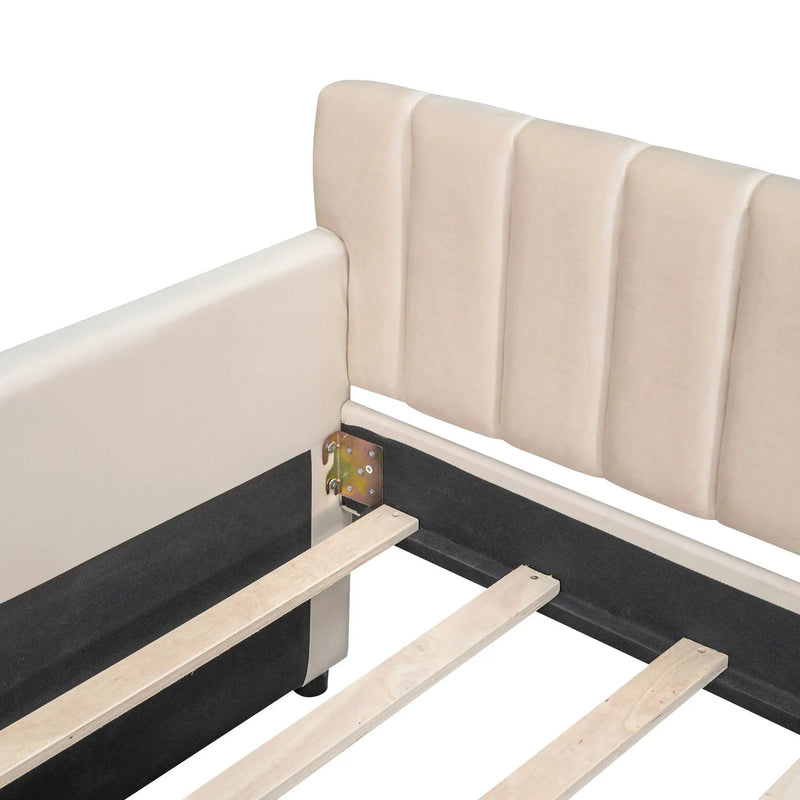 Upholstered Daybed With Slat Support by Unique Piece Furniture