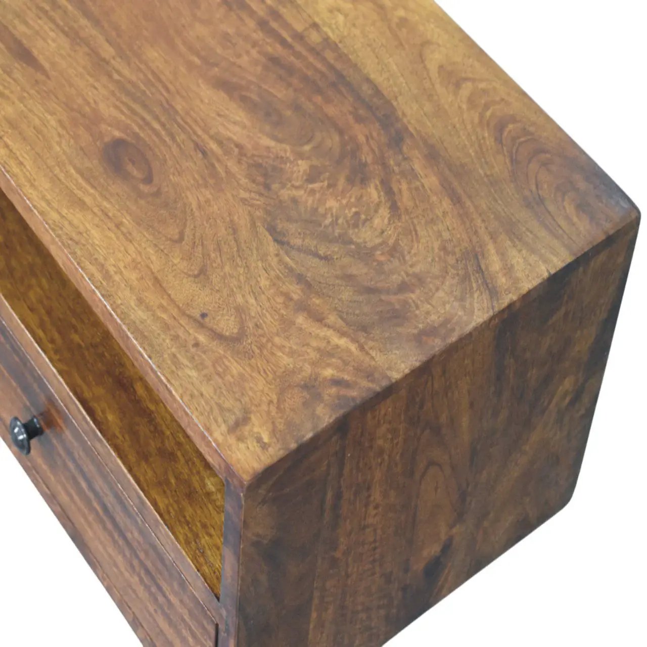 Lunar - 2 Drawer Wall Mounted Media Unit - Brown by Unique Piece Furniture