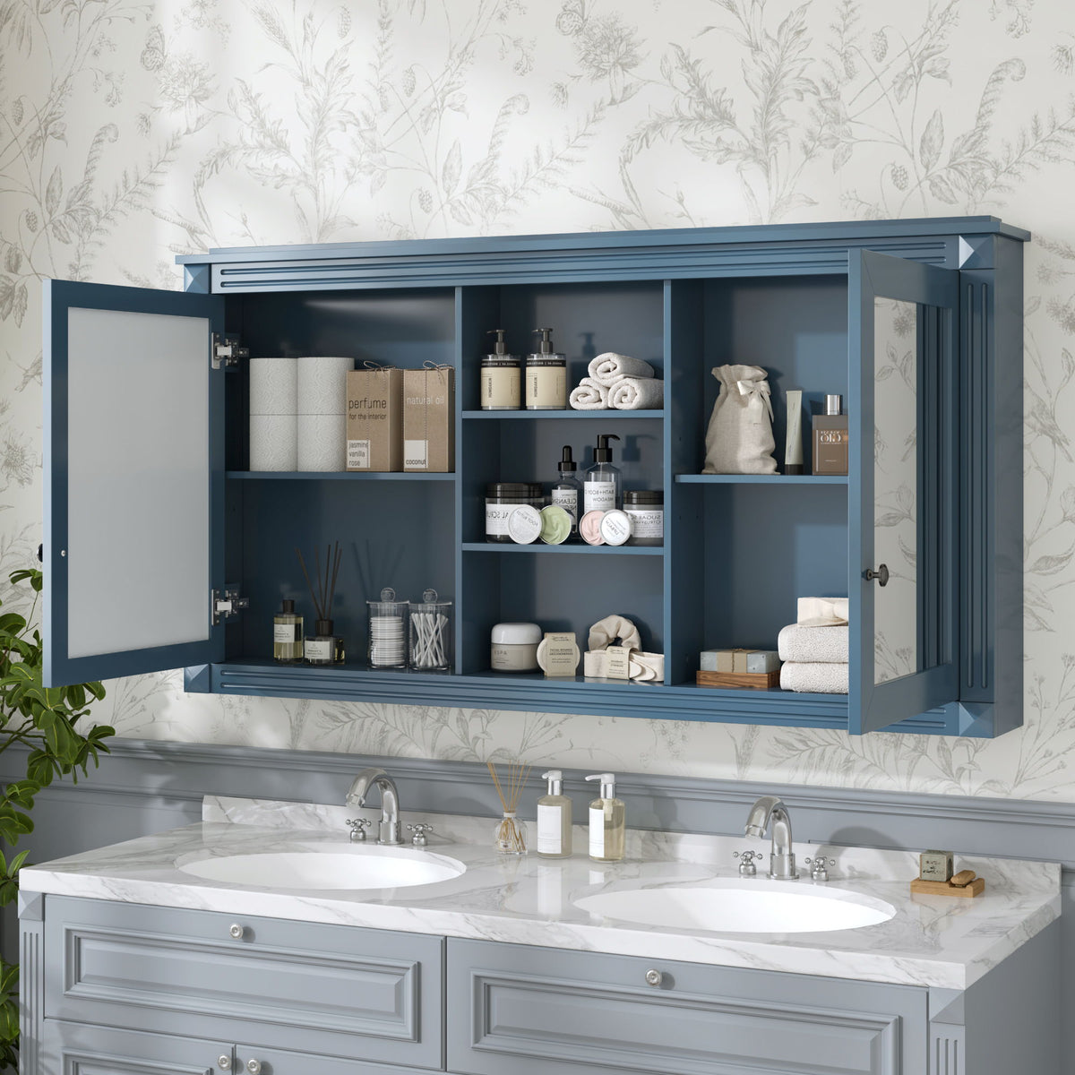 Modern Wall-Mount 2 In 1 Mirror Cabinet, photo 24 of 28