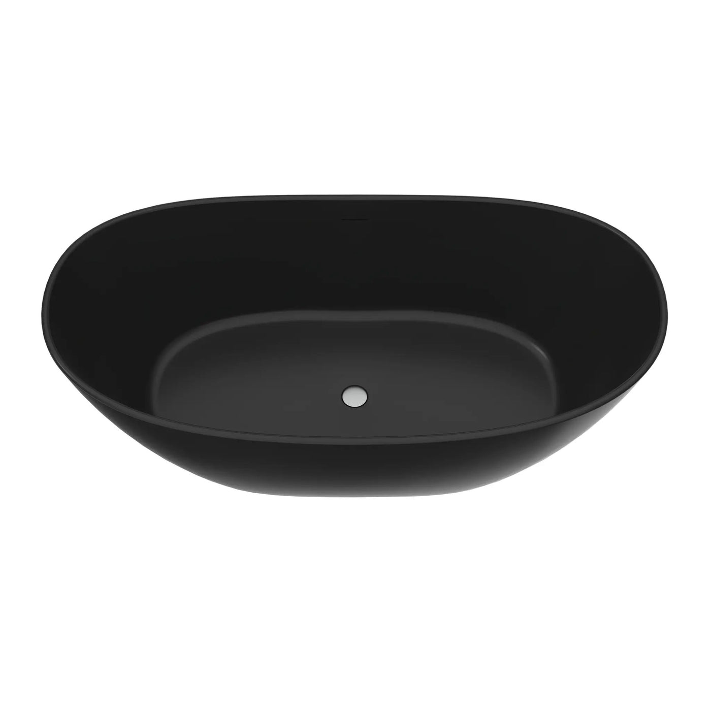65 Inch Artificial Stone Solid Surface Freestanding Bathroom Bathtub by HouseOfZazla