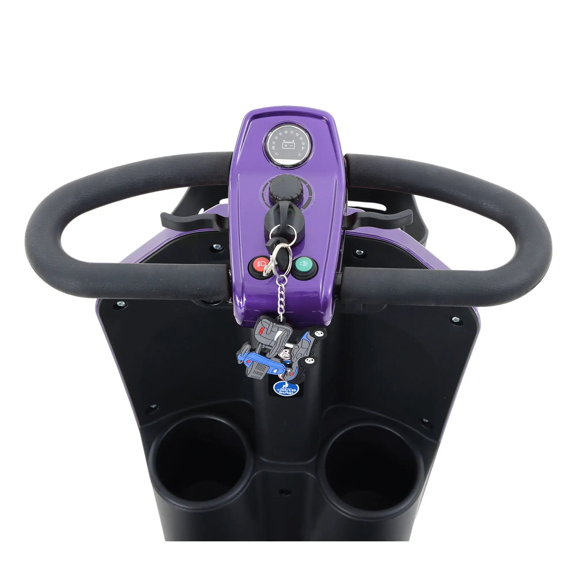 Max Plus - 4 Wheels Outdoor Compact Mobility Scooter With 2 Pieces X 20Ah Lead Acid Battery, 16 Miles, Cup Holders & USB Charger Port by HouseOfZazla