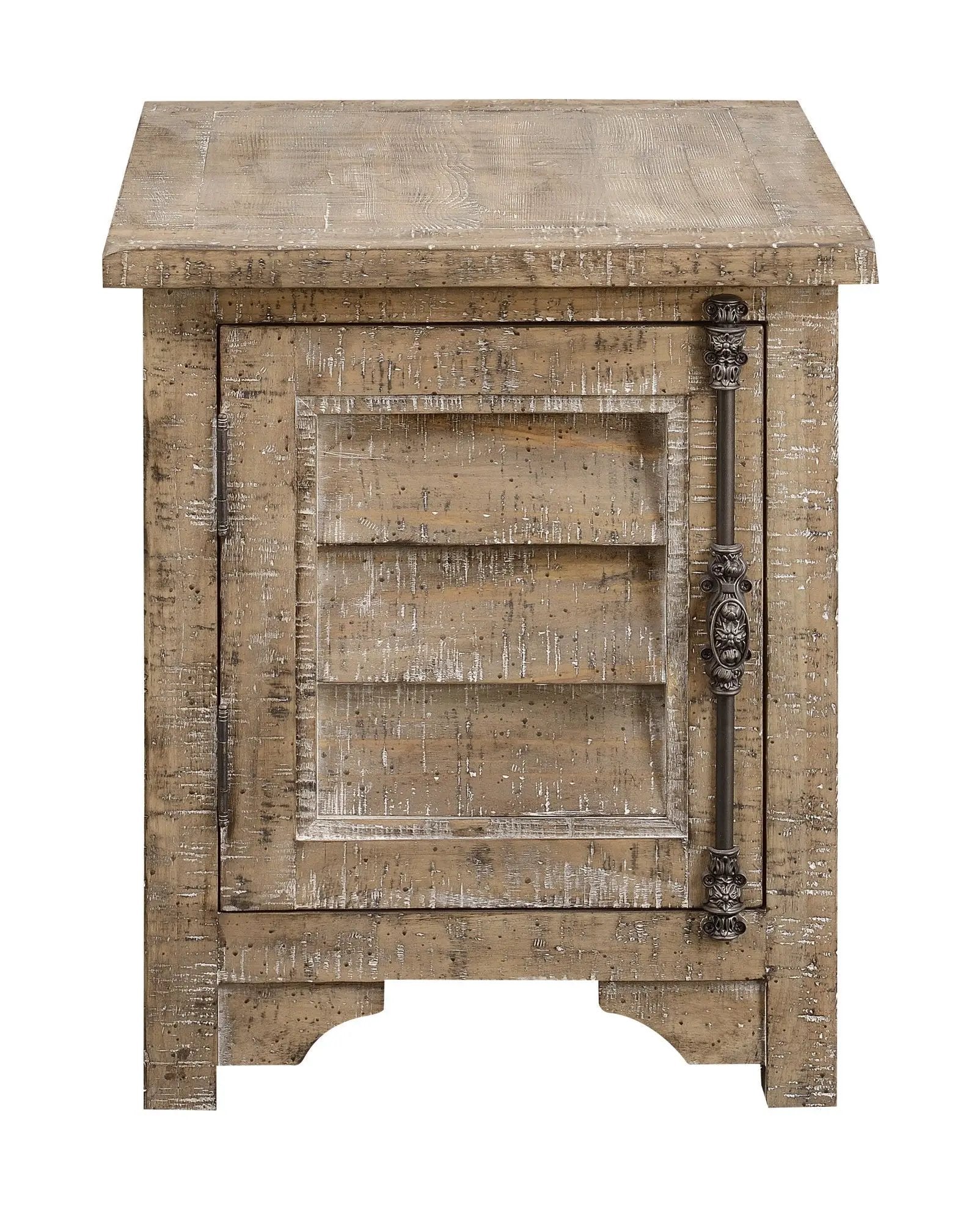 Chair Side Table - Taupe by Unique Piece Furniture