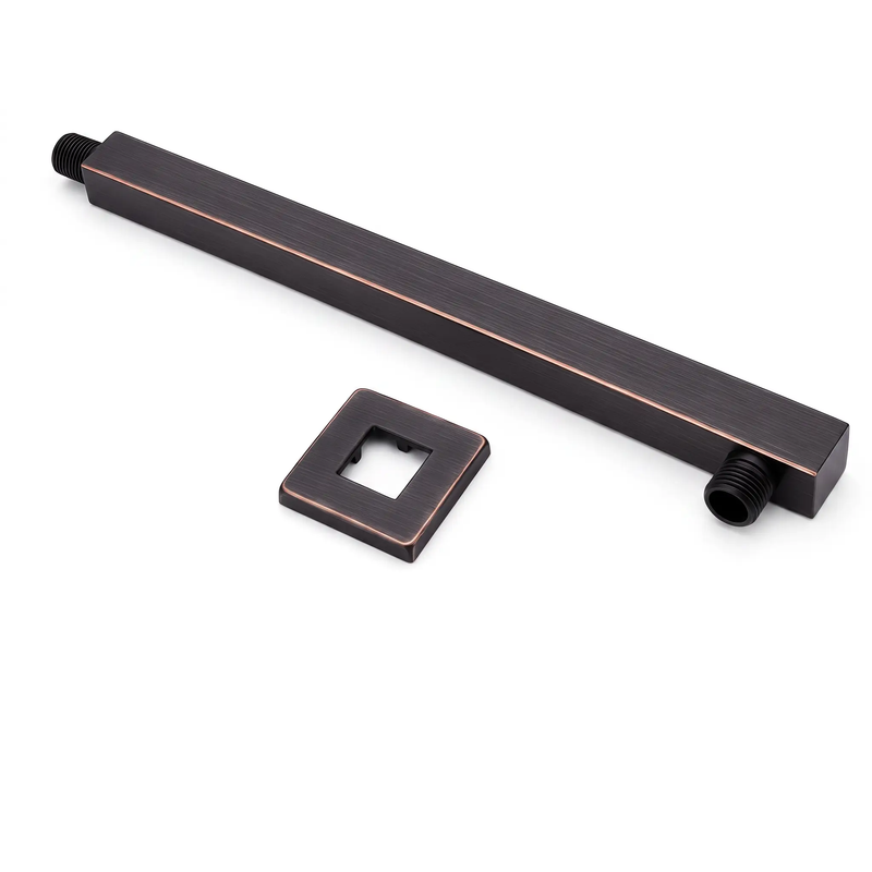 10 Inch Wall Mount Rainfall Square Shower Head, Oil Rubbed Bronze by HouseOfZazla