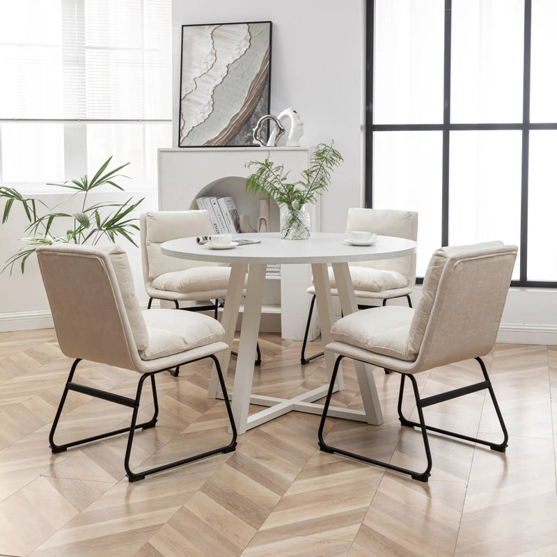 Innes 5-Piece Round Dining Set by HouseOfZazla