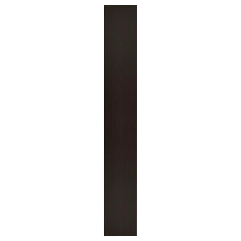 Rectangular Bookcase Tall Slim Storage With 9 Shelves - Brown