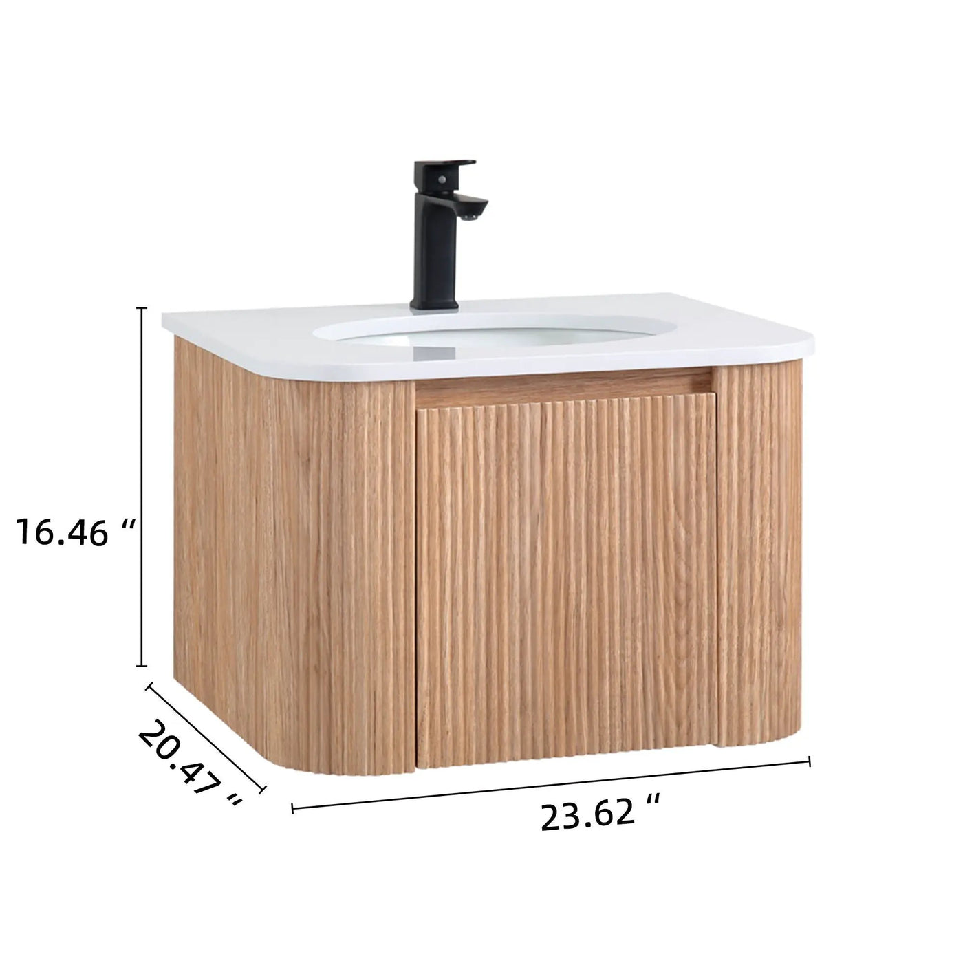 Wall Mounted Bathroom Vanity With Sink by HouseOfZazla