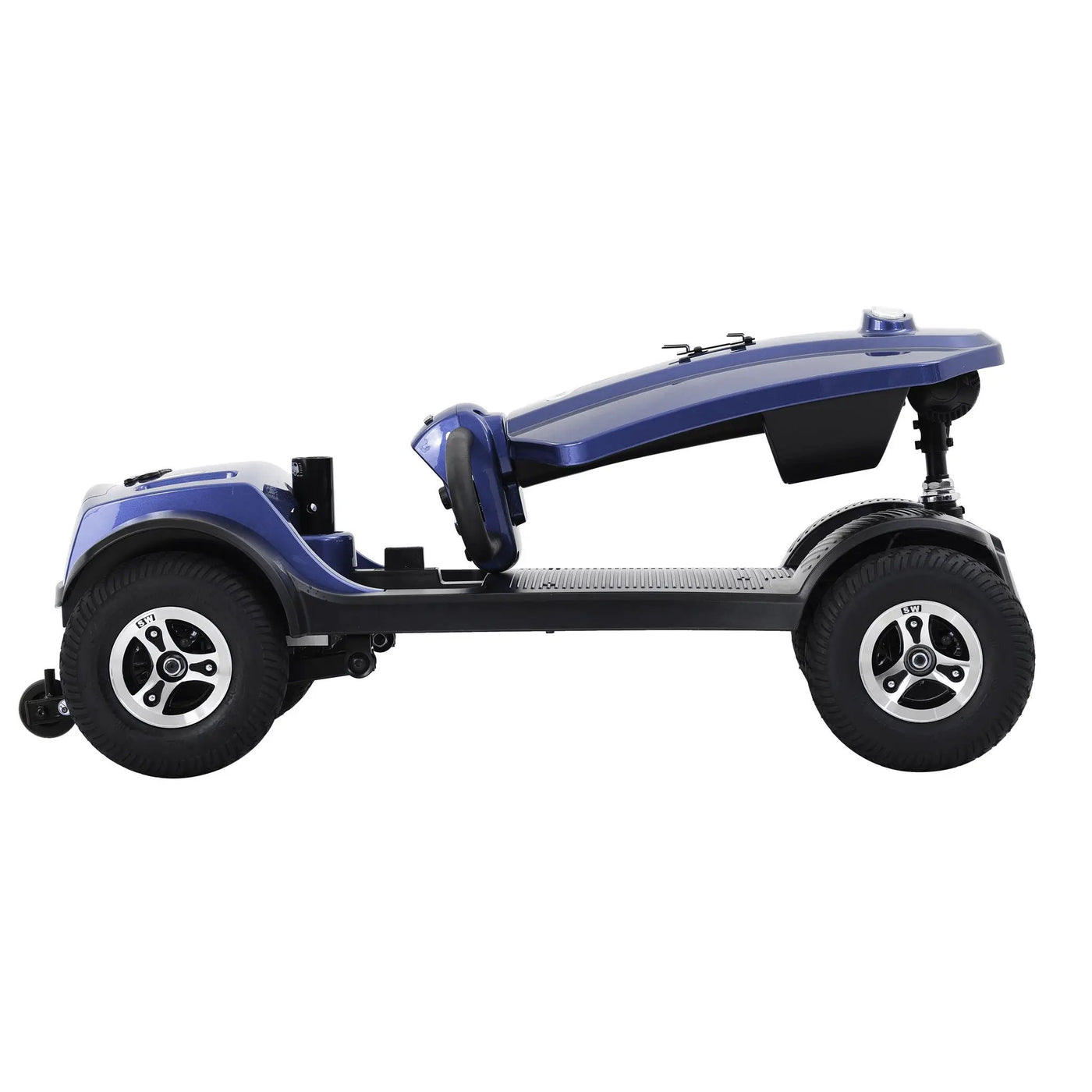 Max Plus - 4 Wheels Outdoor Compact Mobility Scooter With 2 Pieces X 20Ah Lead Acid Battery, 16 Miles, Cup Holders & USB Charger Port by HouseOfZazla