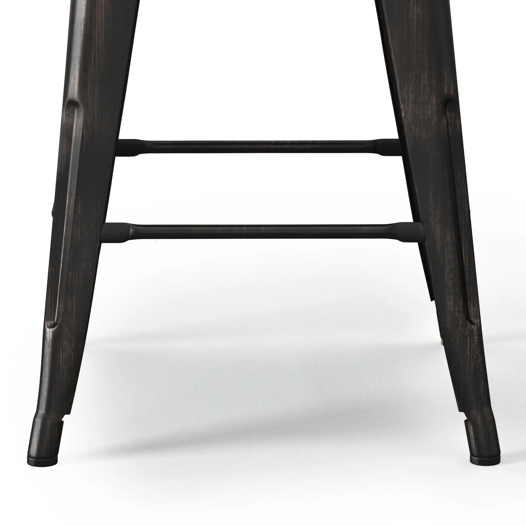 Rayne - Curved Back Metal Stool (Set of 2) by Unique Piece Furniture