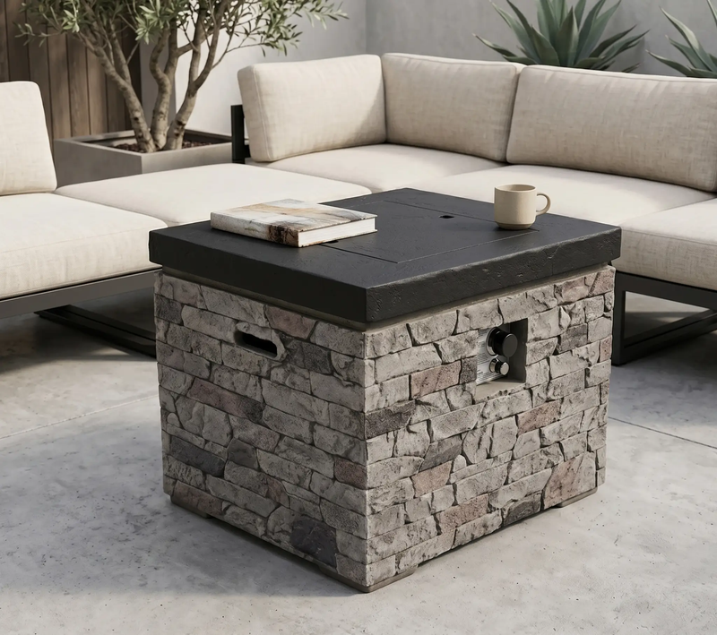 32-Inch Outdoor Fire Pit Table by HouseOfZazla