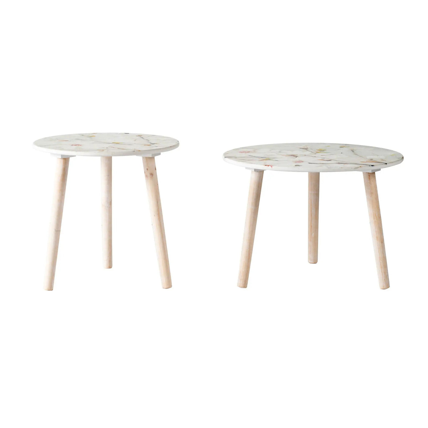 Nature-Inspired Side Tables (Set of 2) by HouseOfZazla
