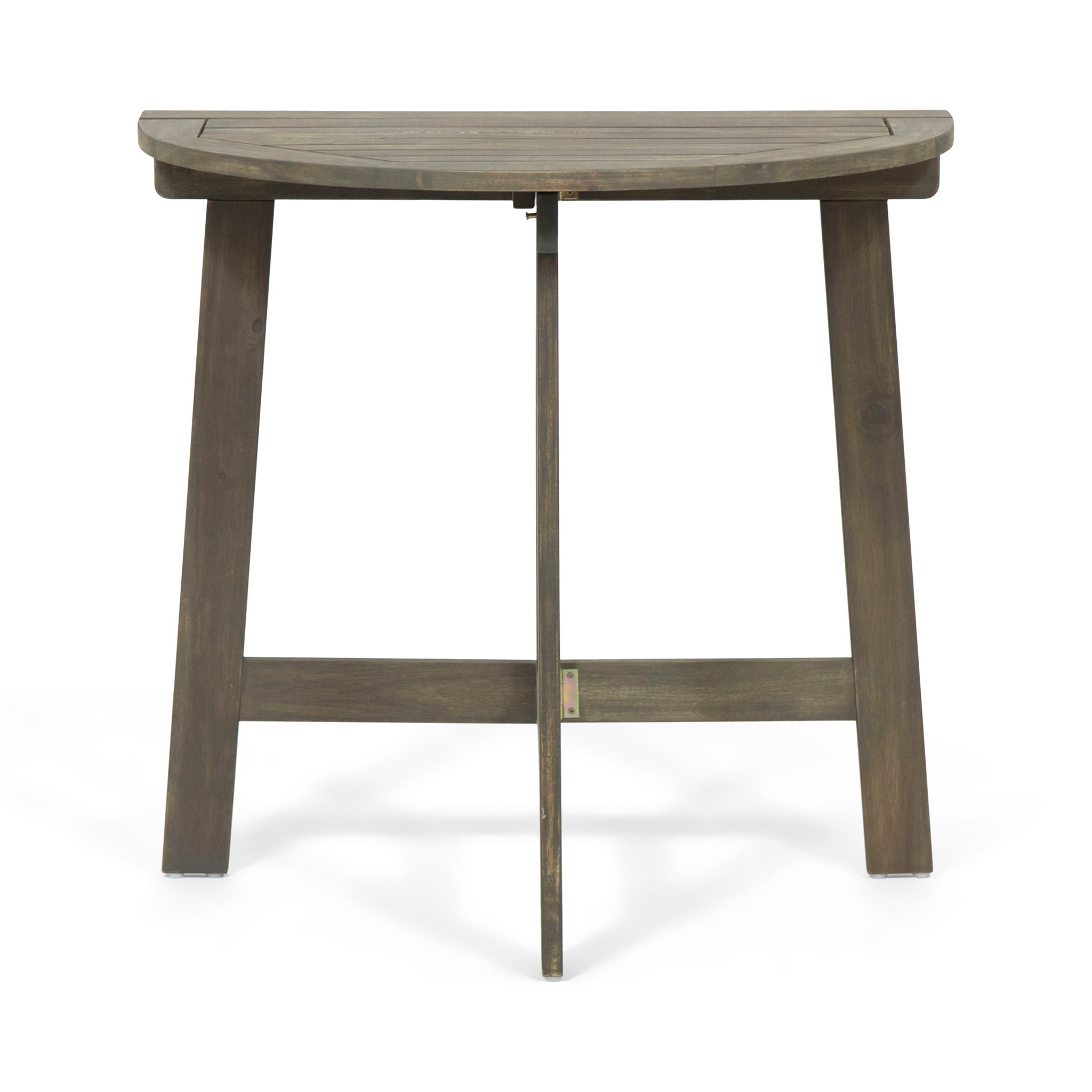 Outdoor 3 Piece Half Round Folding Bistro Set by HouseOfZazla
