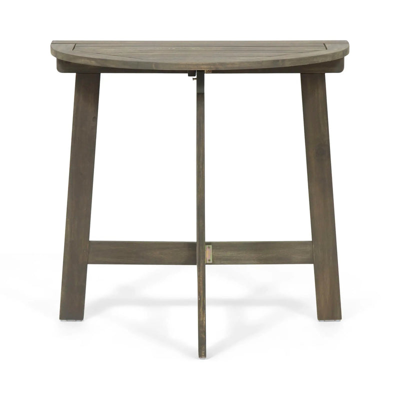 Outdoor 3 Piece Half Round Folding Bistro Set by HouseOfZazla