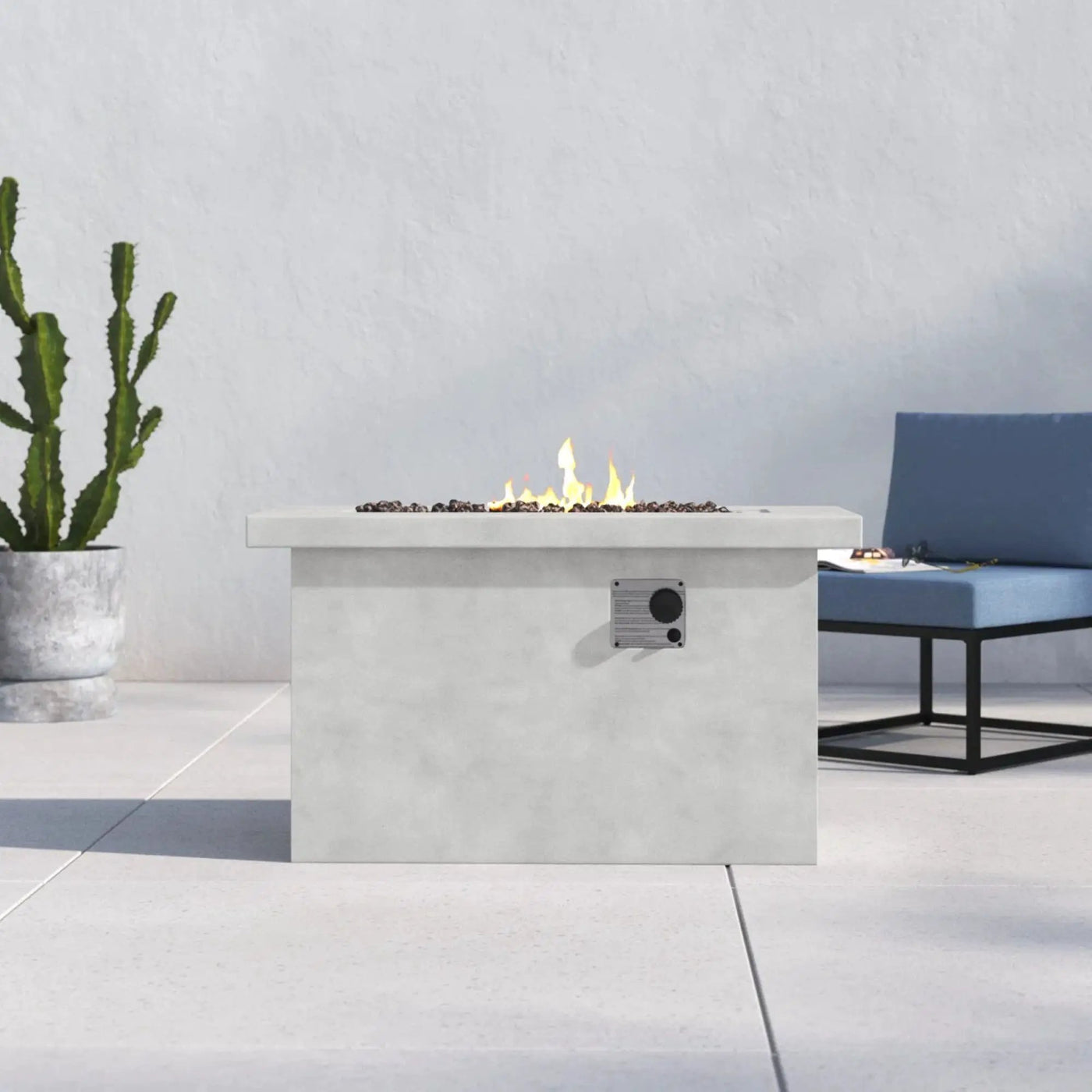 Propane / Gas Outdoor Fire Pit Table Durable Construction by HouseOfZazla