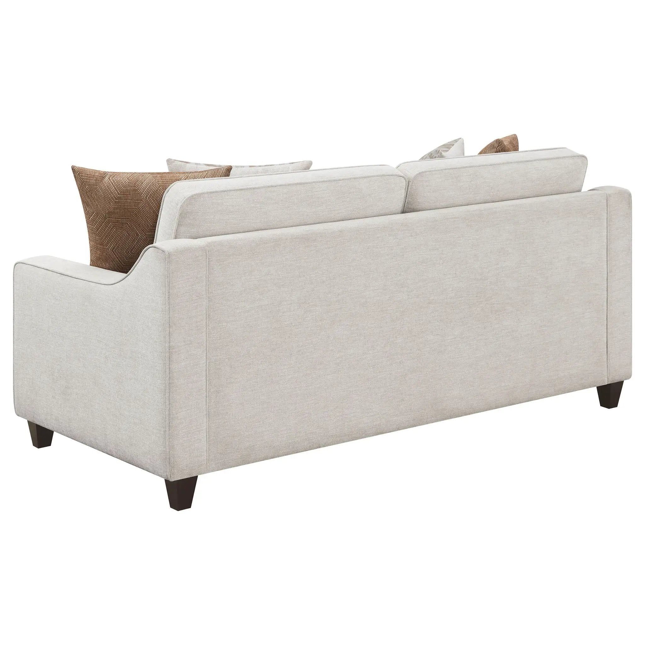 Mahaffey - Christine Upholstered Sloped Arm Sofa - Beige