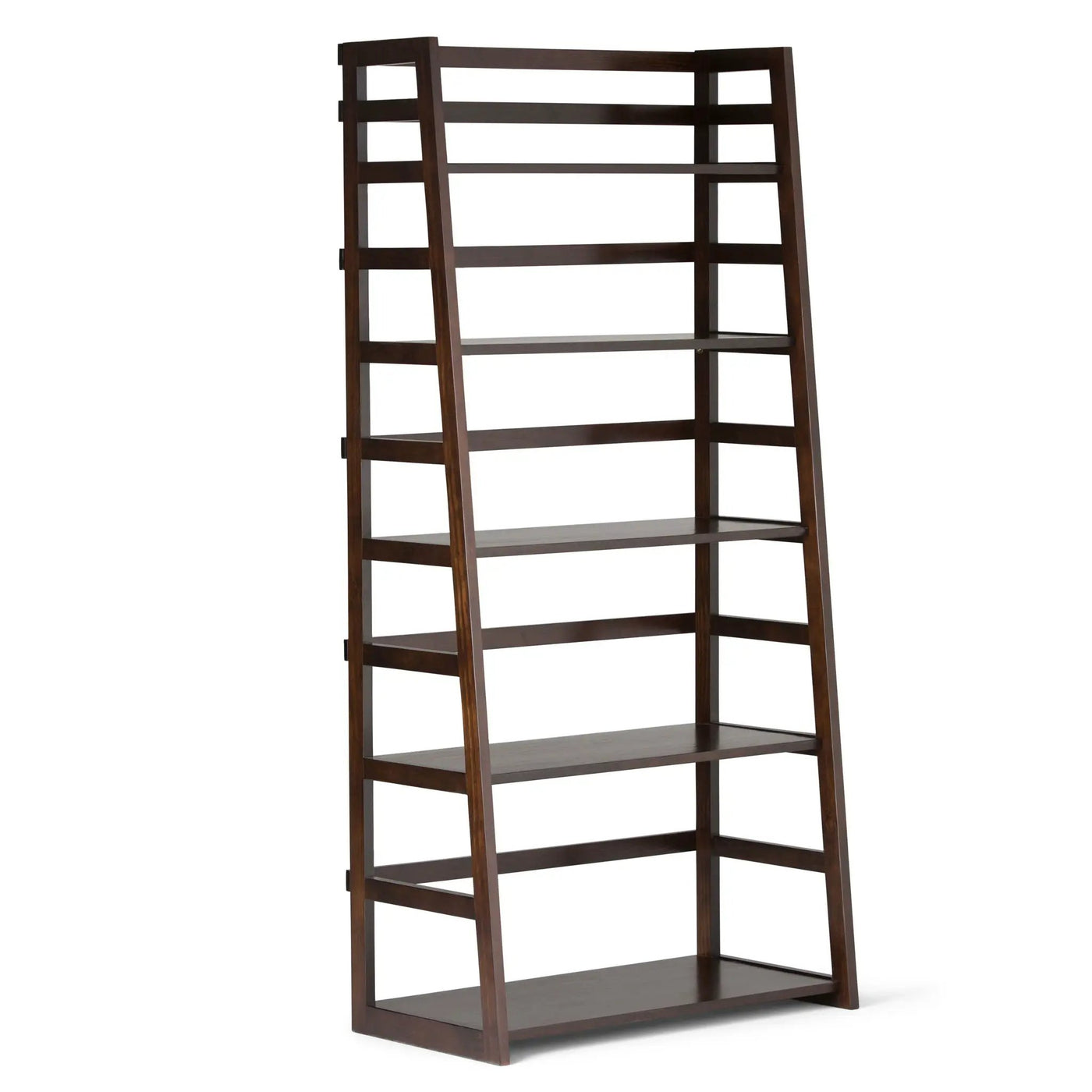 Acadian - Handcrafted Ladder Shelf Bookcase by HouseOfZazla