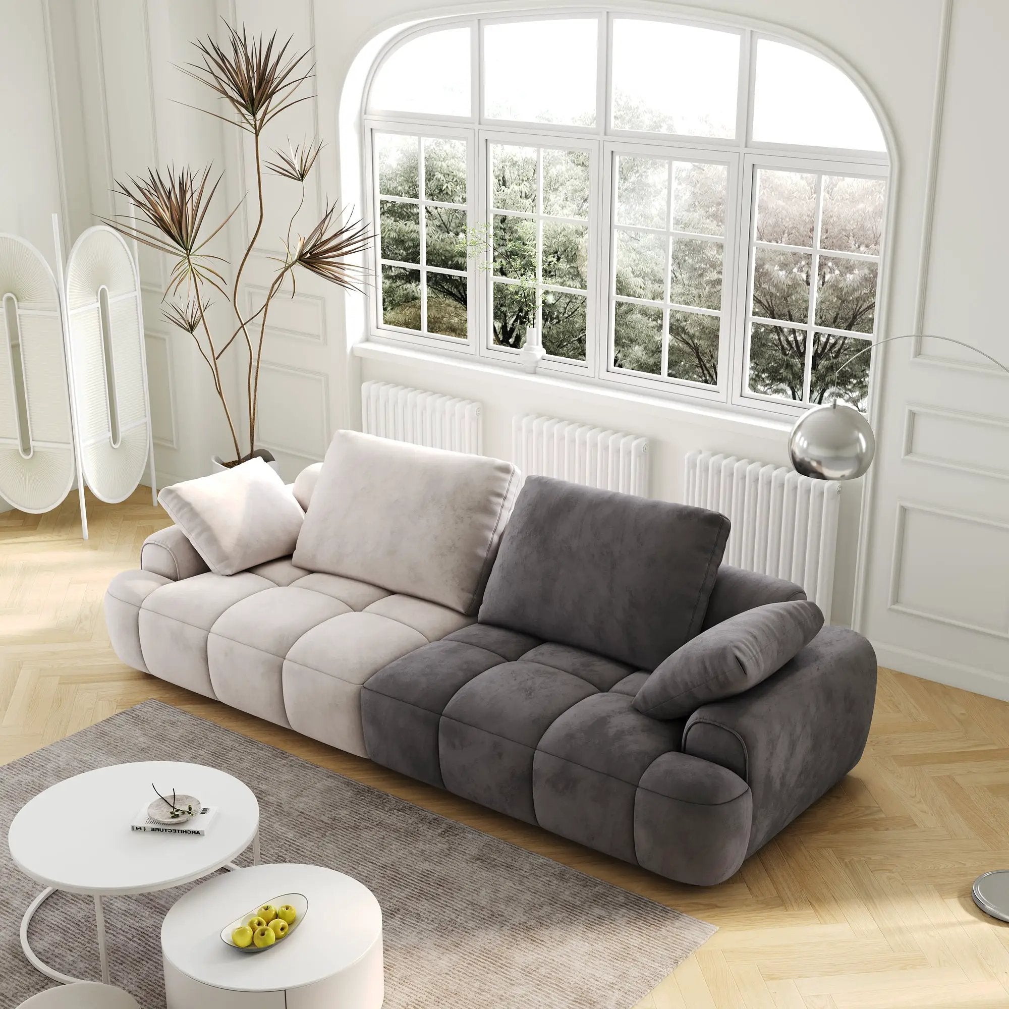 86.6″ Large Two Seat Sofa by HouseOfZazla