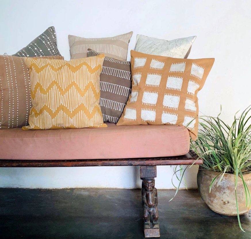 Allover Crackles Off-White Pillow Cover, photo 3 of 3