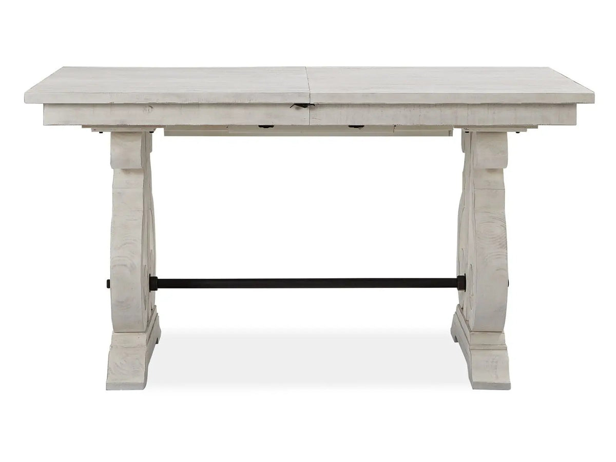 Bronwyn - Rectangular Counter Dining Table - Alabaster, photo 6 of 7