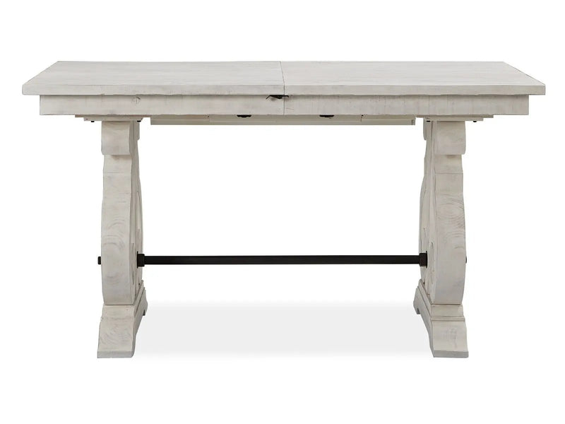 Bronwyn - Rectangular Counter Dining Table - Alabaster, photo 6 of 7
