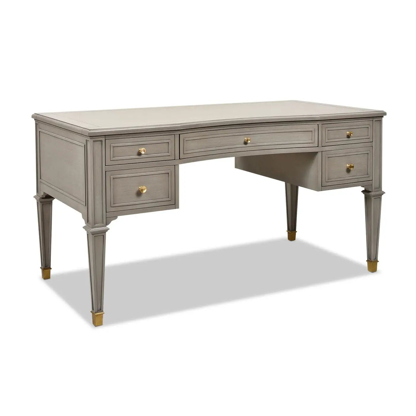 Dauphin - 5 Drawer Executive Desk by HouseOfZazla
