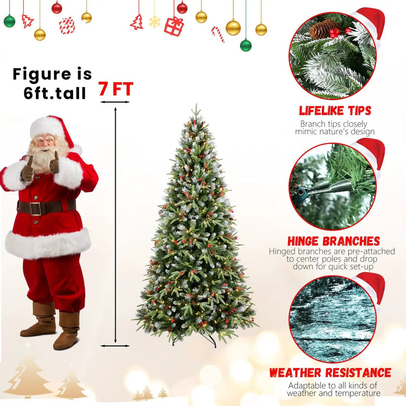 5FT Christmas Tree with 250 Warm Lights by HouseOfZazla