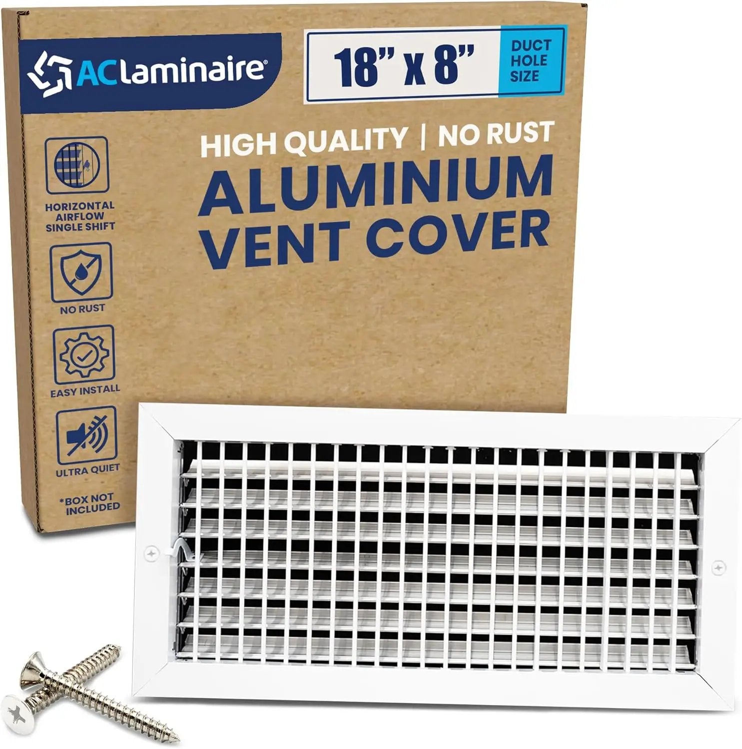 AC Register Vent Cover 18X8 inch - Box of 20 by HouseOfZazla