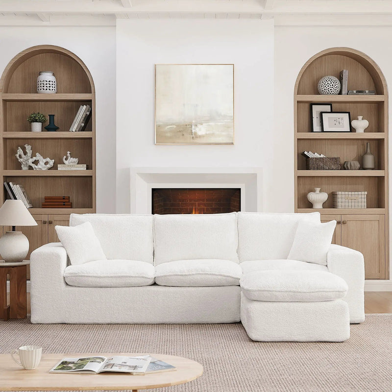 Sectional Sofa With Moveable Ottoman by Unique Piece Furniture