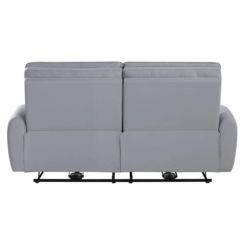 Jeromie - Power Motion Sofa With USB Port - Gray Synthetic Leather by Unique Piece Furniture
