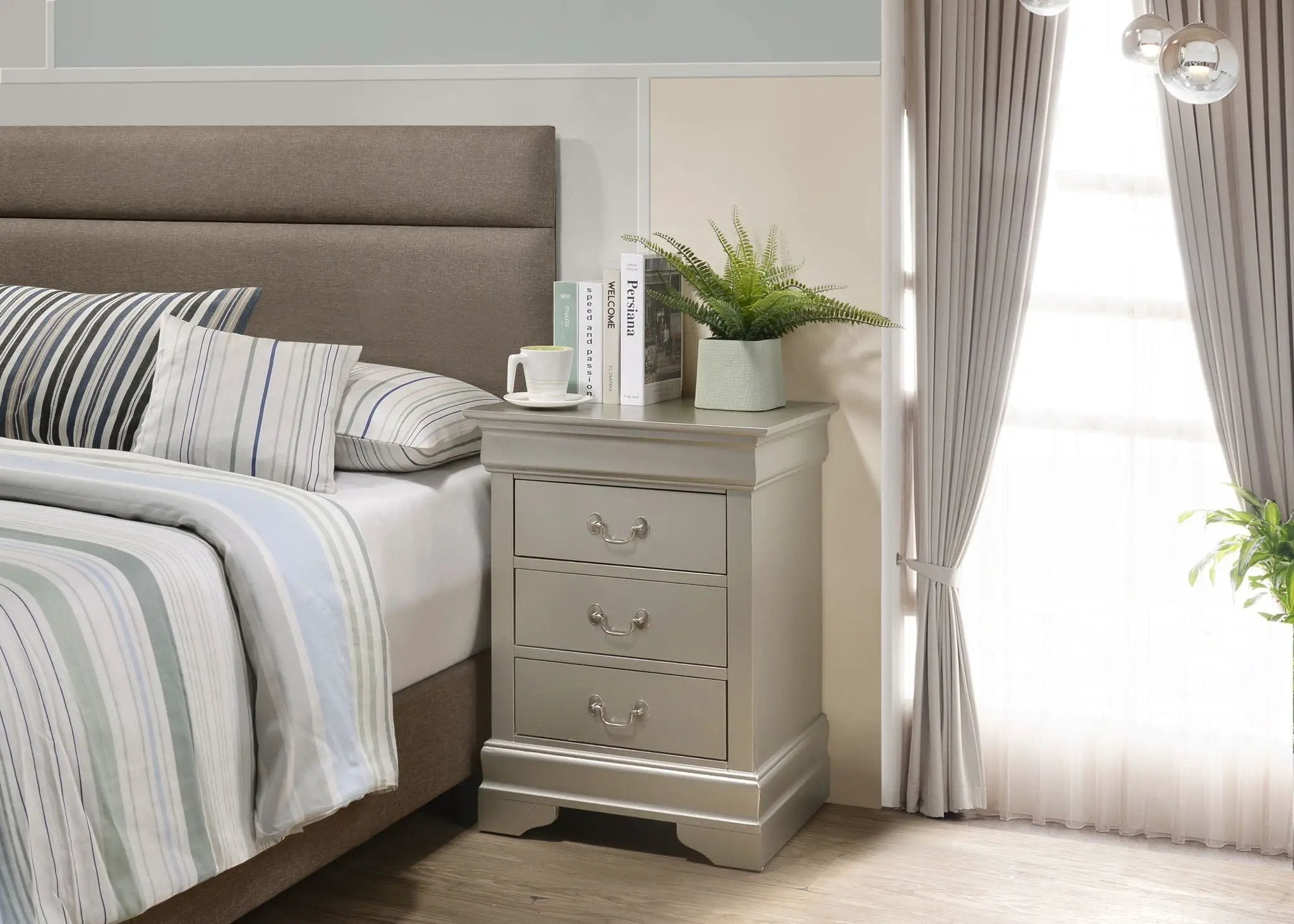Louis Phillipe - Nightstand - Wood by Unique Piece Furniture
