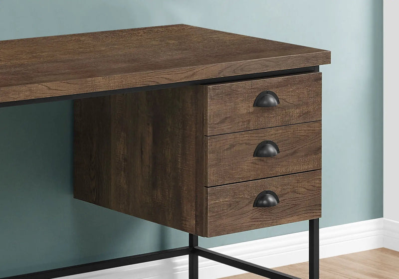 Computer Desk For Home Office, Laptop, 3 Storage Drawers, Contemporary & Moder by Unique Piece Furniture
