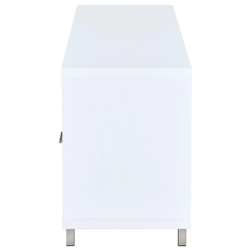 Casey 2-drawer Engineered Wood 60-inch TV Stand White by Unique Piece Furniture