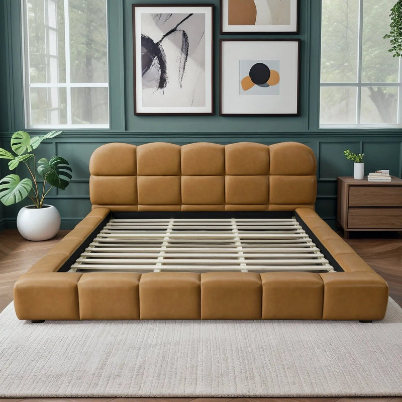 Roswell Luxurious Queen Size Platform Bed by HouseOfZazla